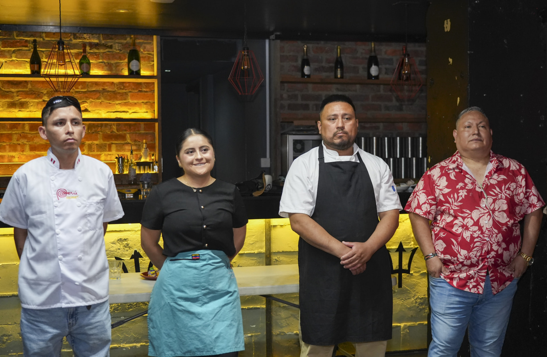 Competing chefs from participating restaurants before judging begins