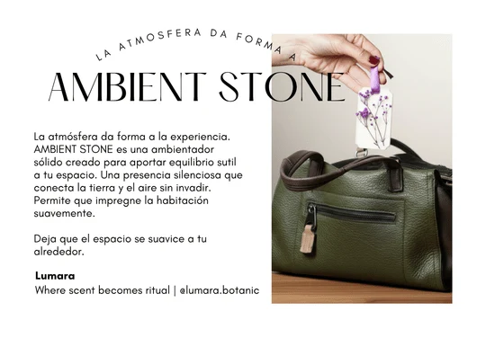 Ambient Stone product story card in Spanish