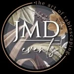 JMD Events circular logo with the line The art of tablescaping